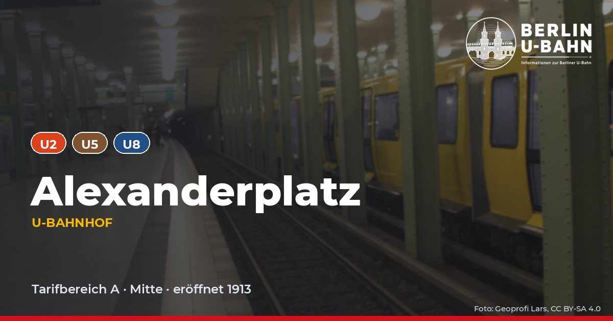 U-Bahnhof Alexanderplatz