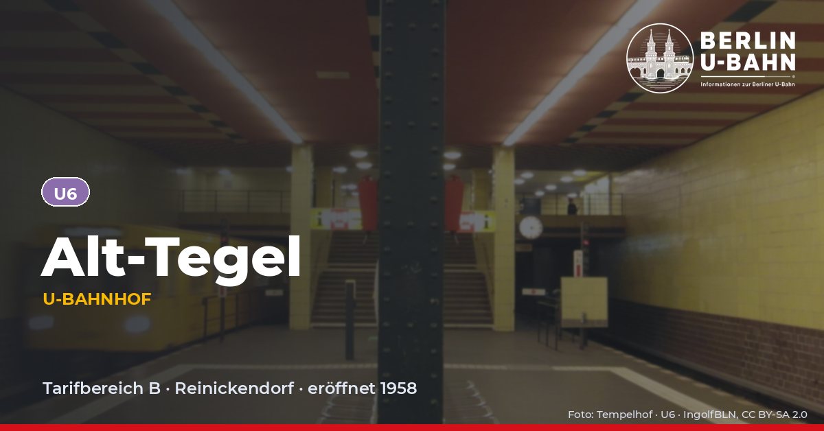 U-Bahnhof Alt-Tegel