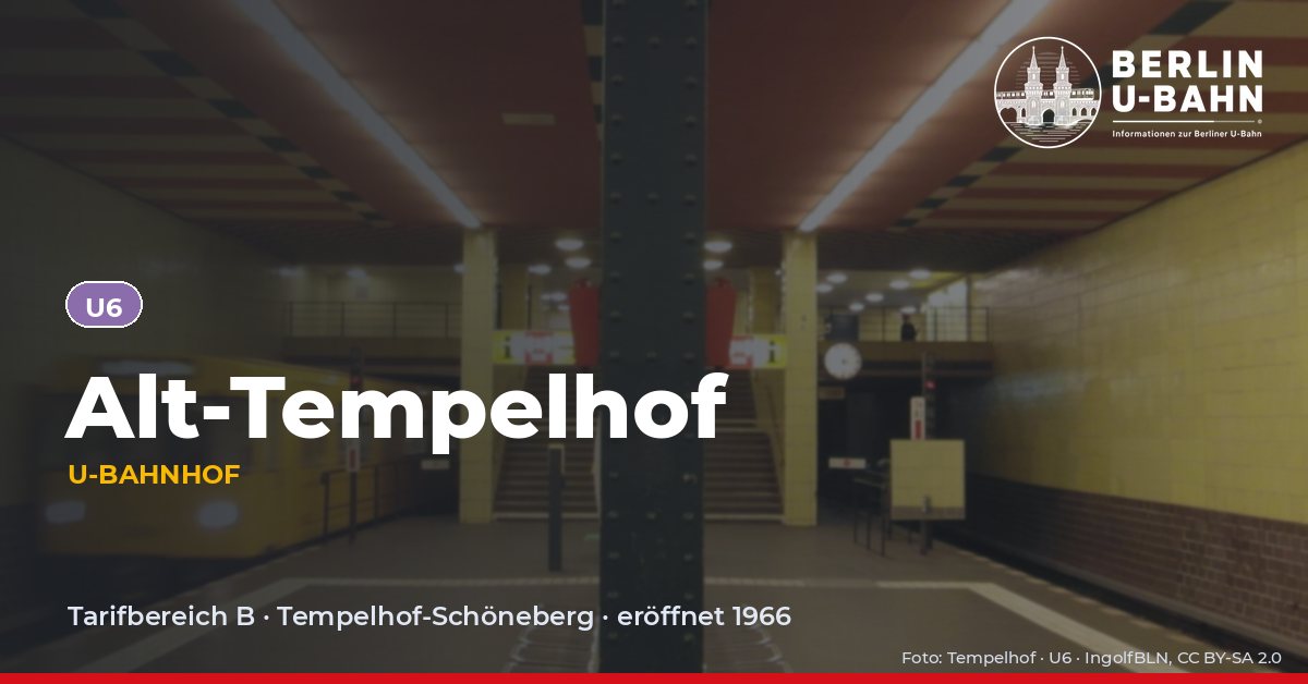 U-Bahnhof Alt-Tempelhof