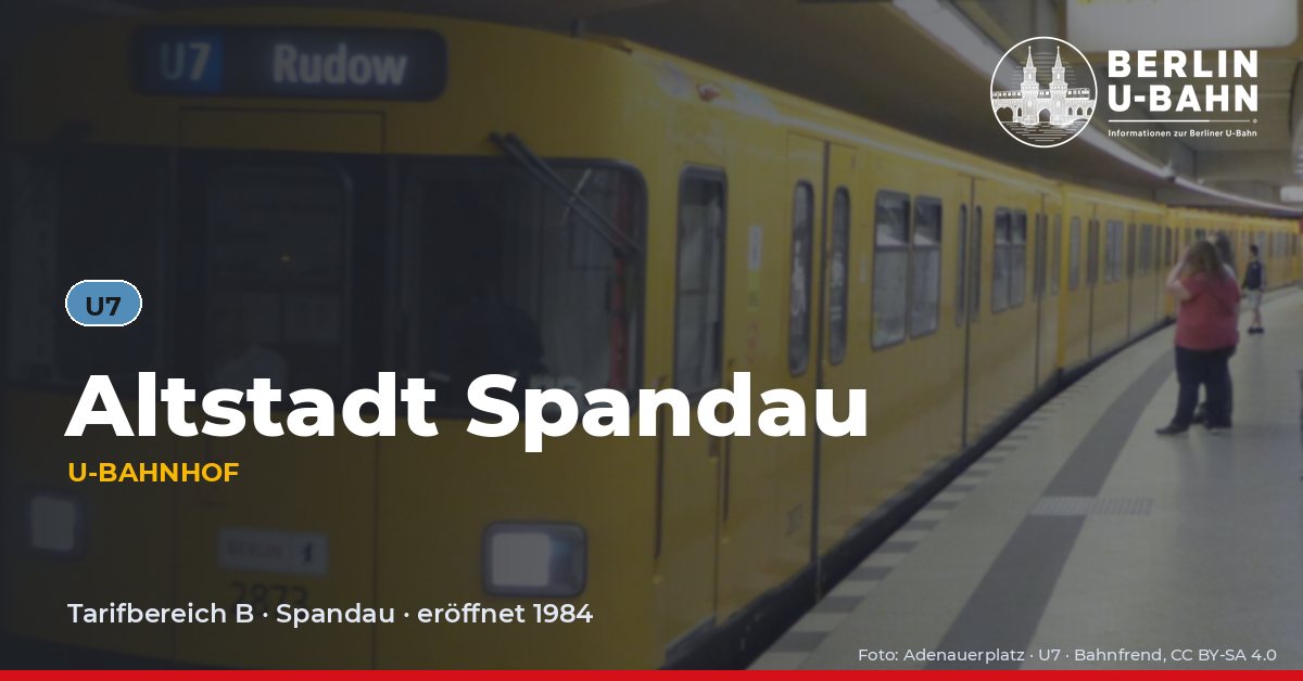U-Bahnhof Altstadt Spandau
