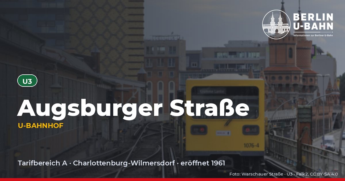 U-Bahnhof Augsburger Straße