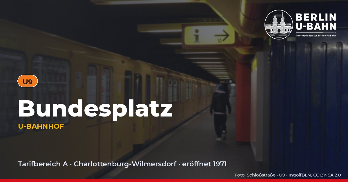 U-Bahnhof Bundesplatz
