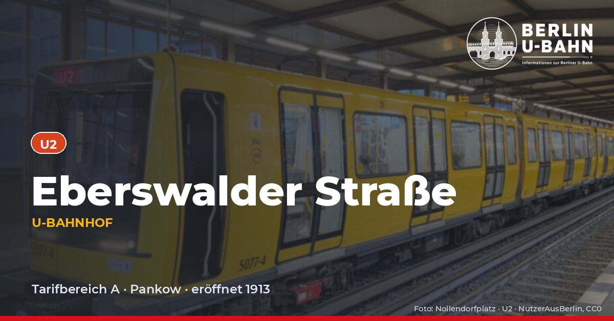 U-Bahnhof Eberswalder Straße