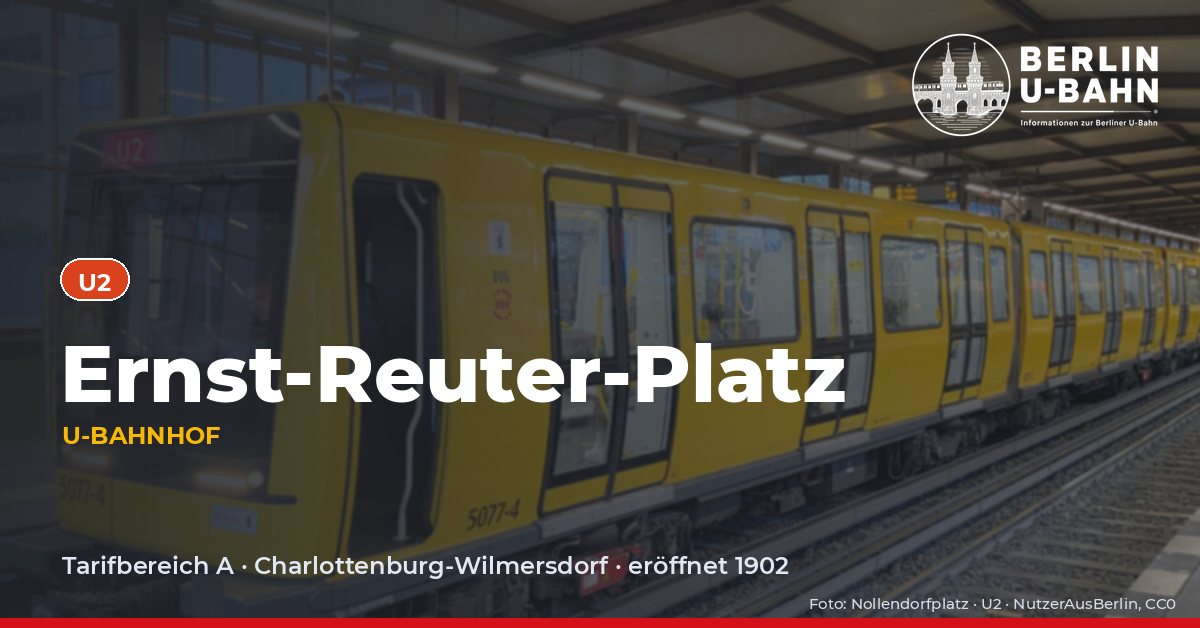 U-Bahnhof Ernst-Reuter-Platz