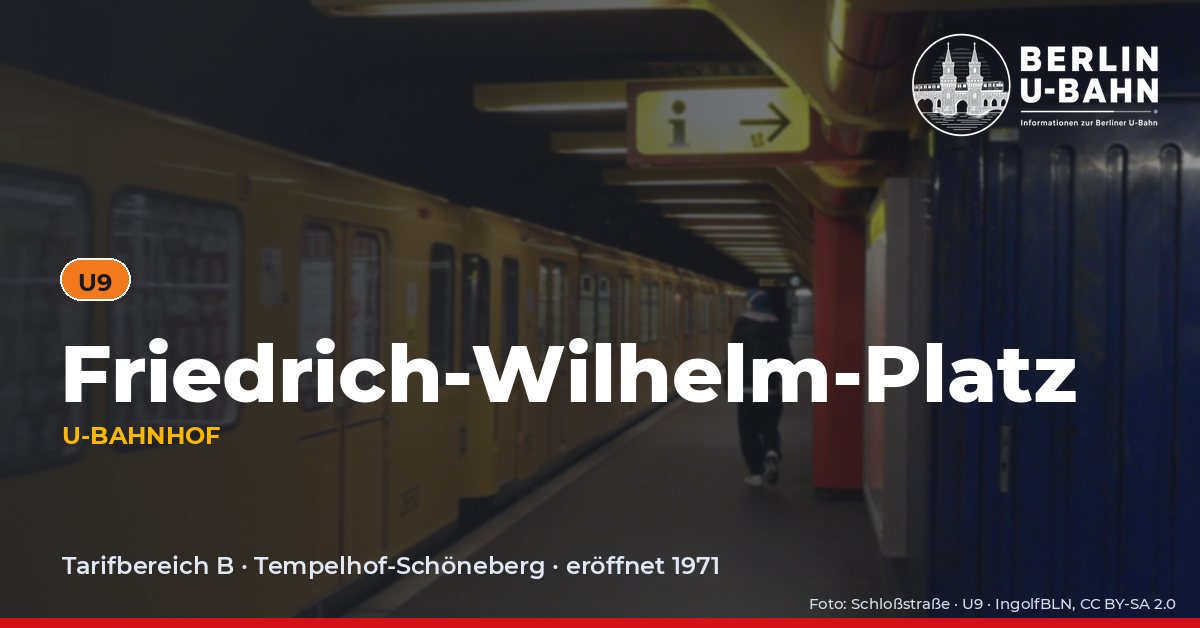 U-Bahnhof Friedrich-Wilhelm-Platz