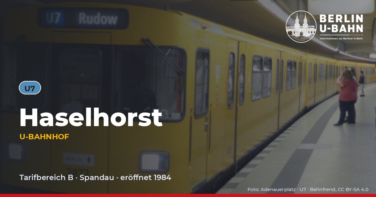 U-Bahnhof Haselhorst