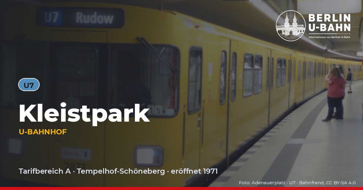 U-Bahnhof Kleistpark