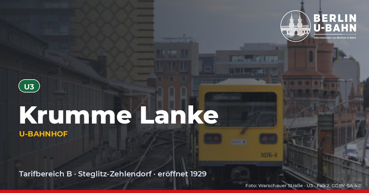 U-Bahnhof Krumme Lanke