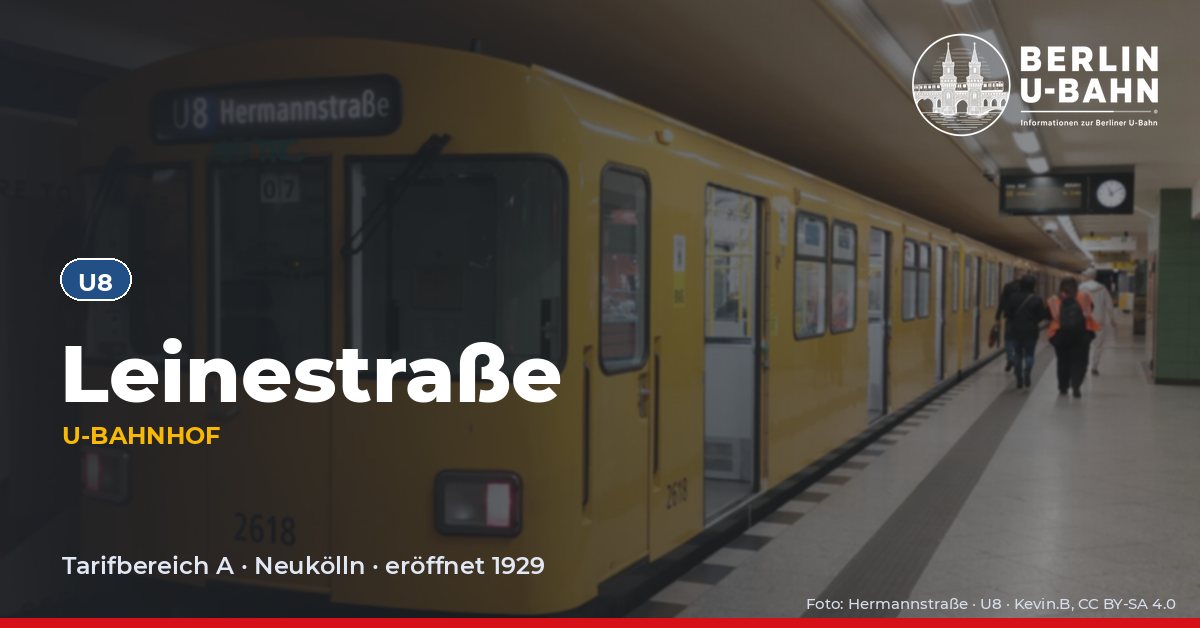 U-Bahnhof Leinestraße
