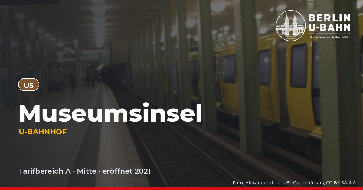 U-Bahnhof Museumsinsel