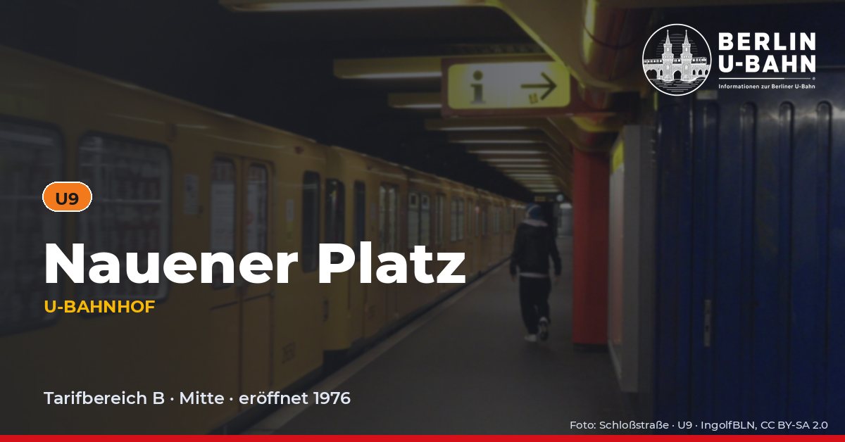 U-Bahnhof Nauener Platz