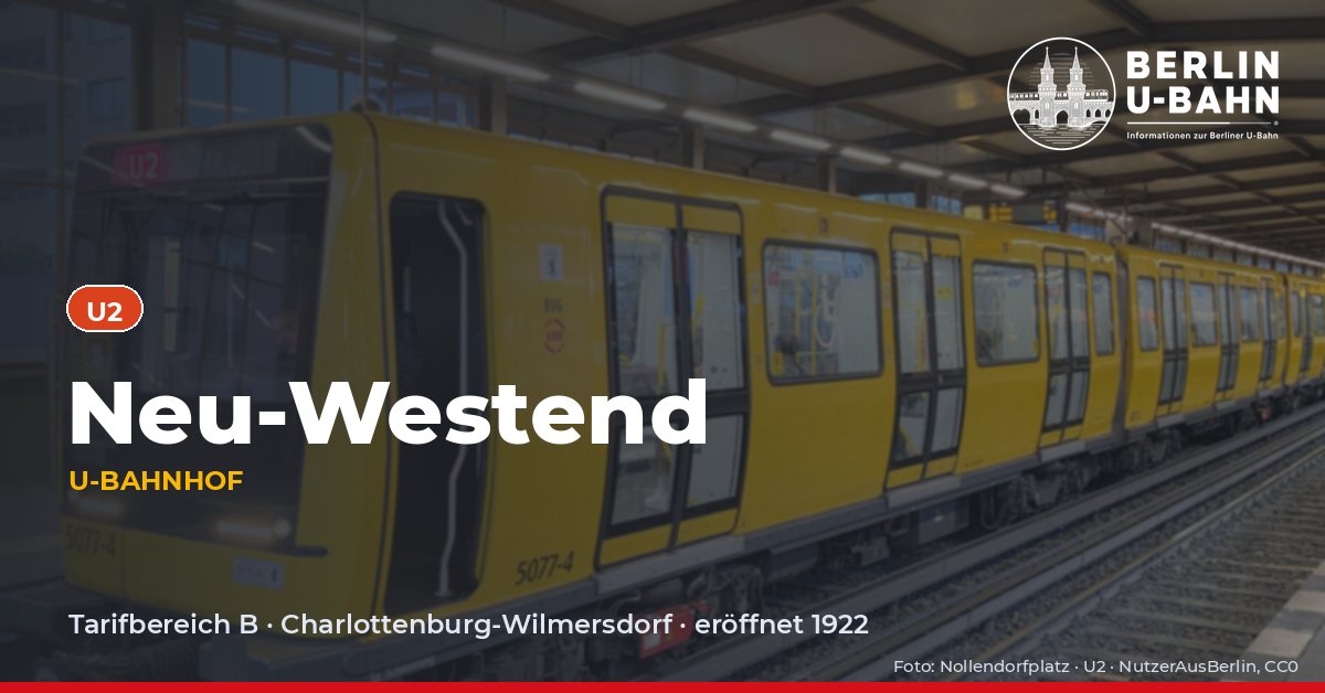 U-Bahnhof Neu-Westend