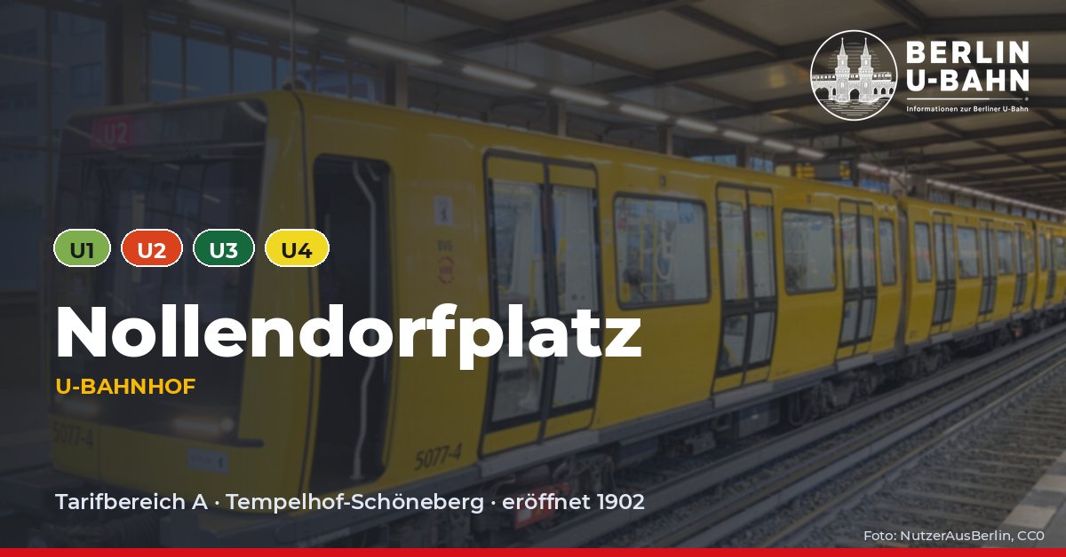 U-Bahnhof Nollendorfplatz