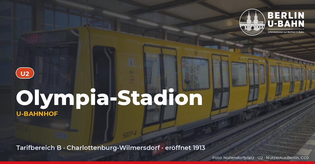 U-Bahnhof Olympia-Stadion