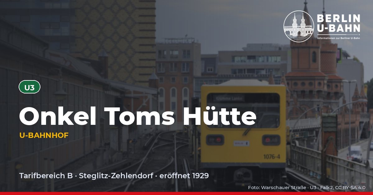 U-Bahnhof Onkel Toms Hütte