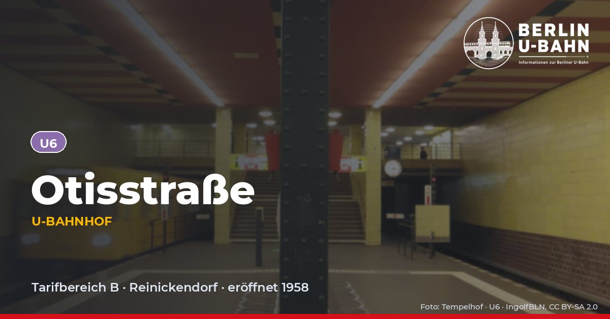 U-Bahnhof Otisstraße