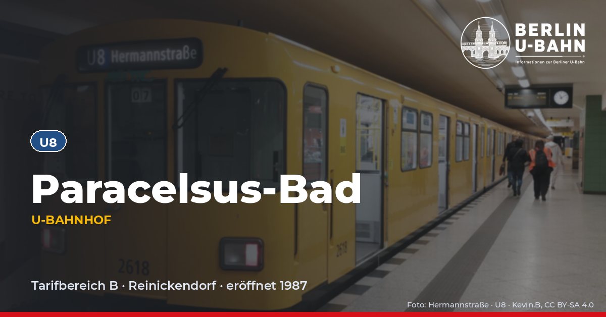 U-Bahnhof Paracelsus-Bad