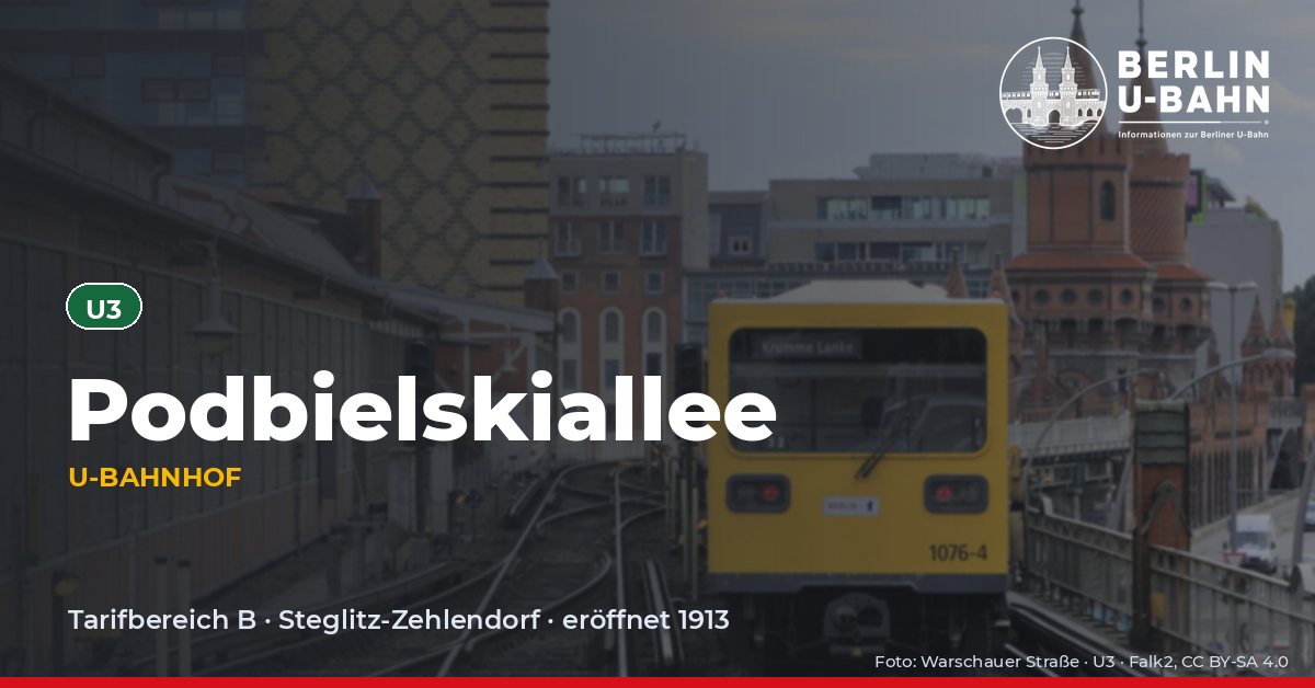 U-Bahnhof Podbielskiallee