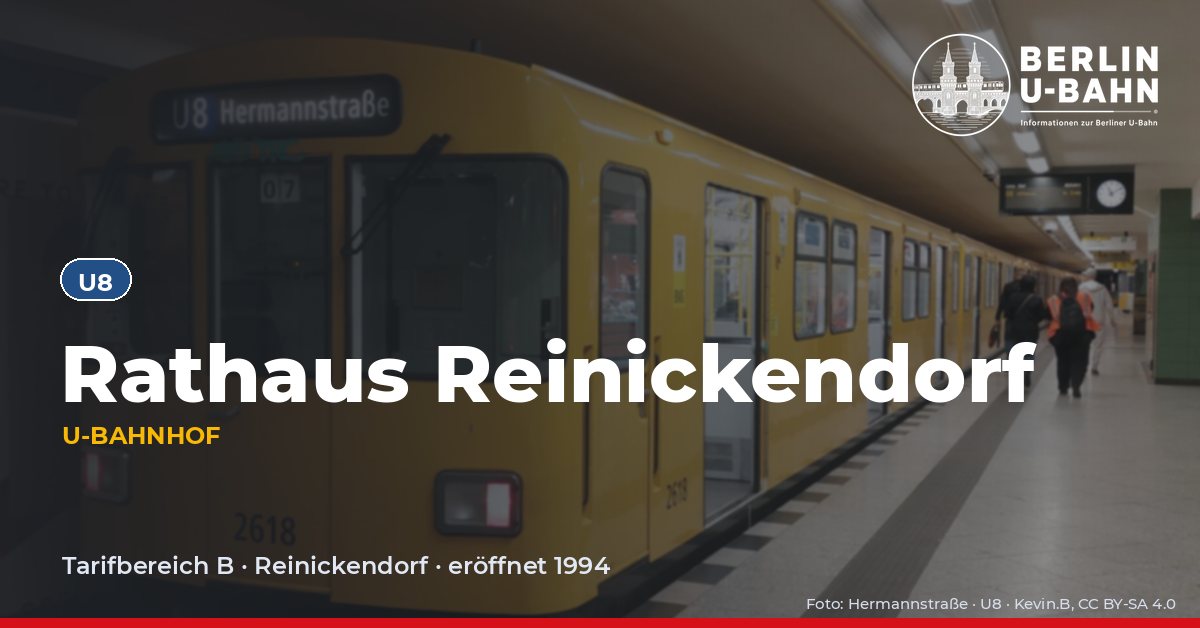 U-Bahnhof Rathaus Reinickendorf