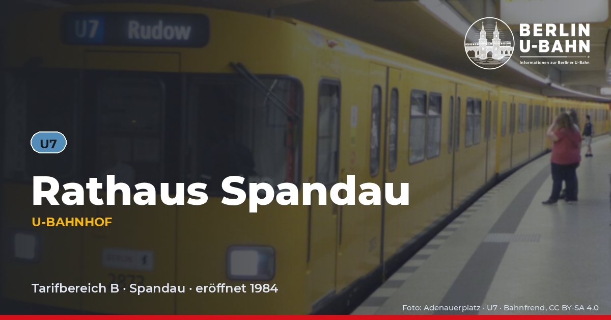 U-Bahnhof Rathaus Spandau