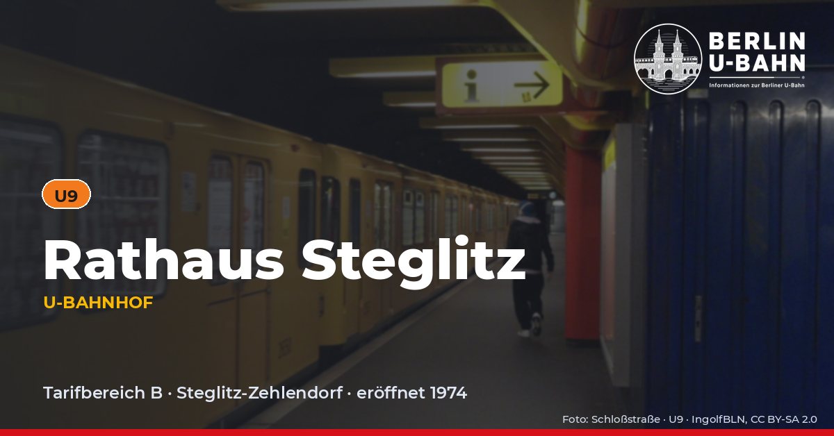 U-Bahnhof Rathaus Steglitz