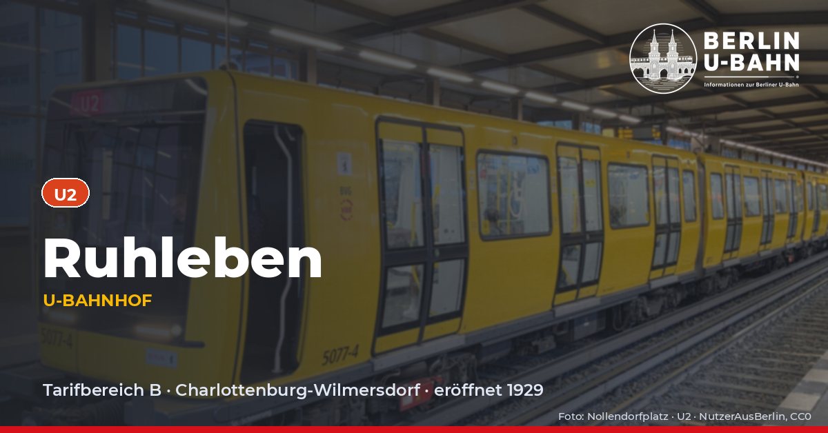U-Bahnhof Ruhleben