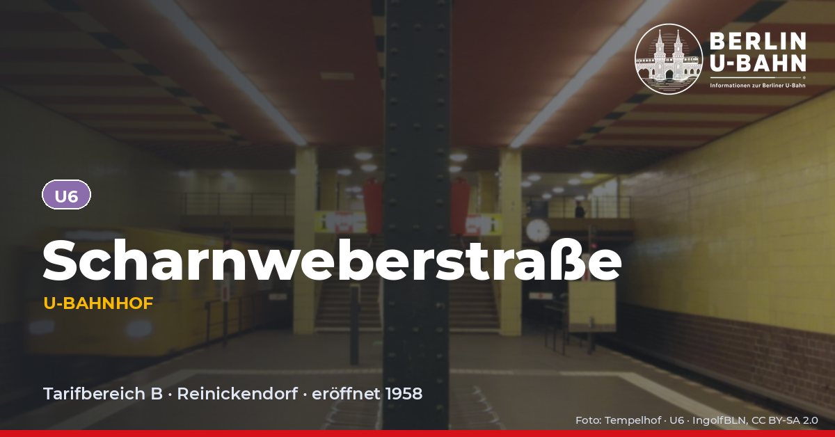 U-Bahnhof Scharnweberstraße