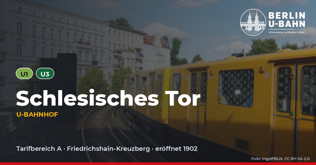 U-Bahnhof Schlesisches Tor