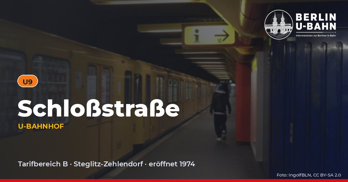 U-Bahnhof Schloßstraße