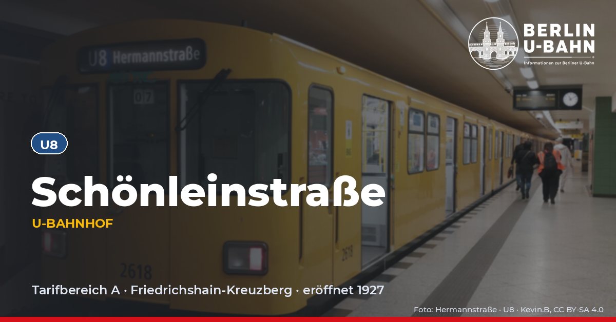 U-Bahnhof Schönleinstraße