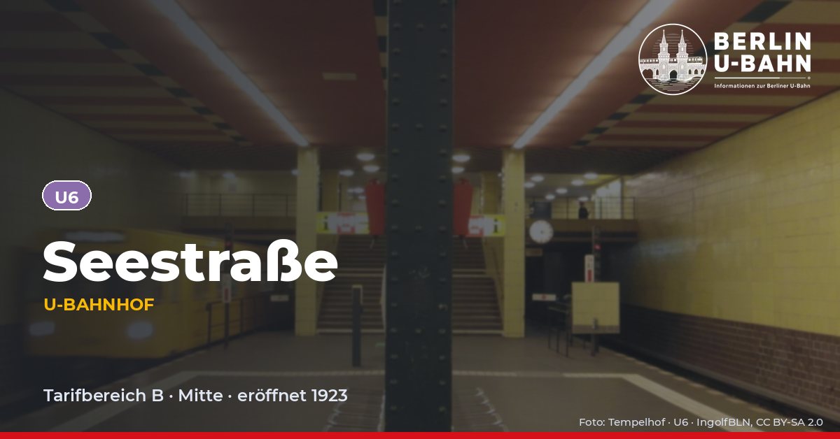 U-Bahnhof Seestraße