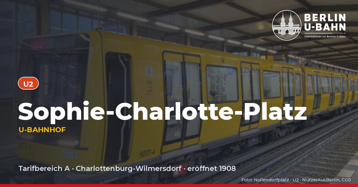 U-Bahnhof Sophie-Charlotte-Platz