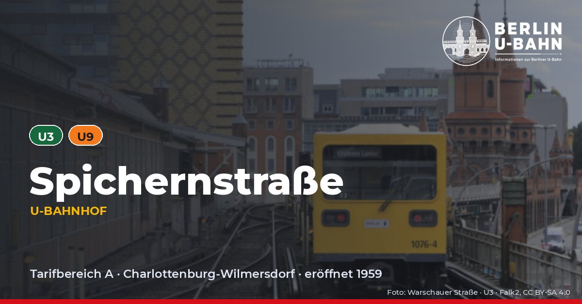 U-Bahnhof Spichernstraße
