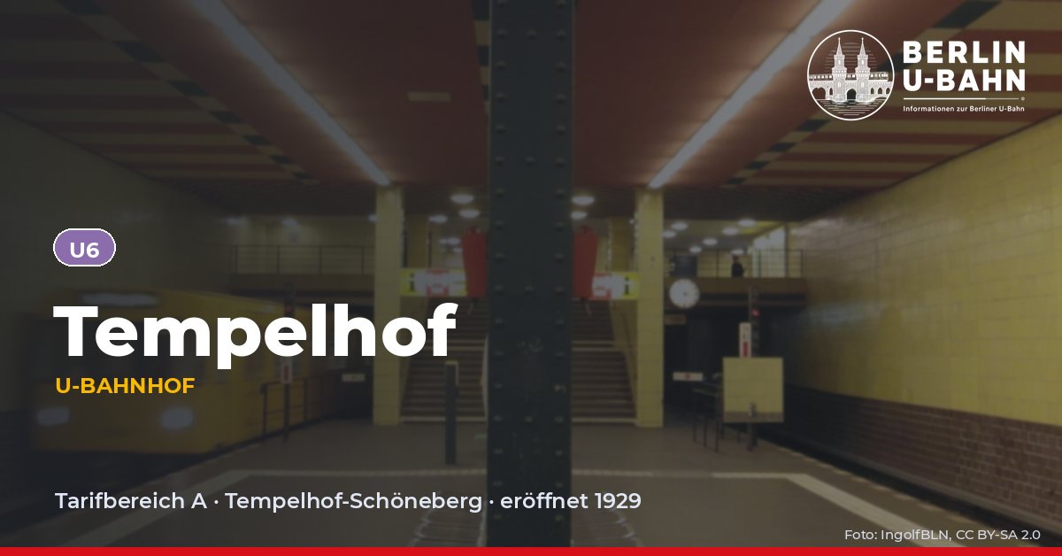 U-Bahnhof Tempelhof