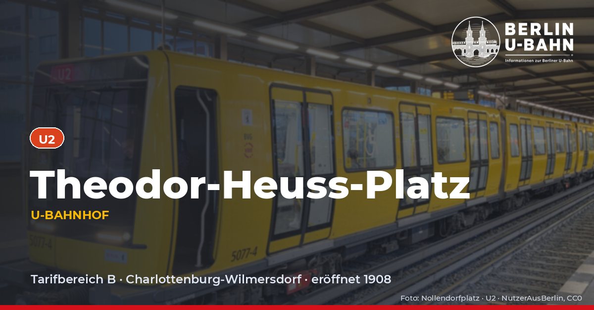 U-Bahnhof Theodor-Heuss-Platz