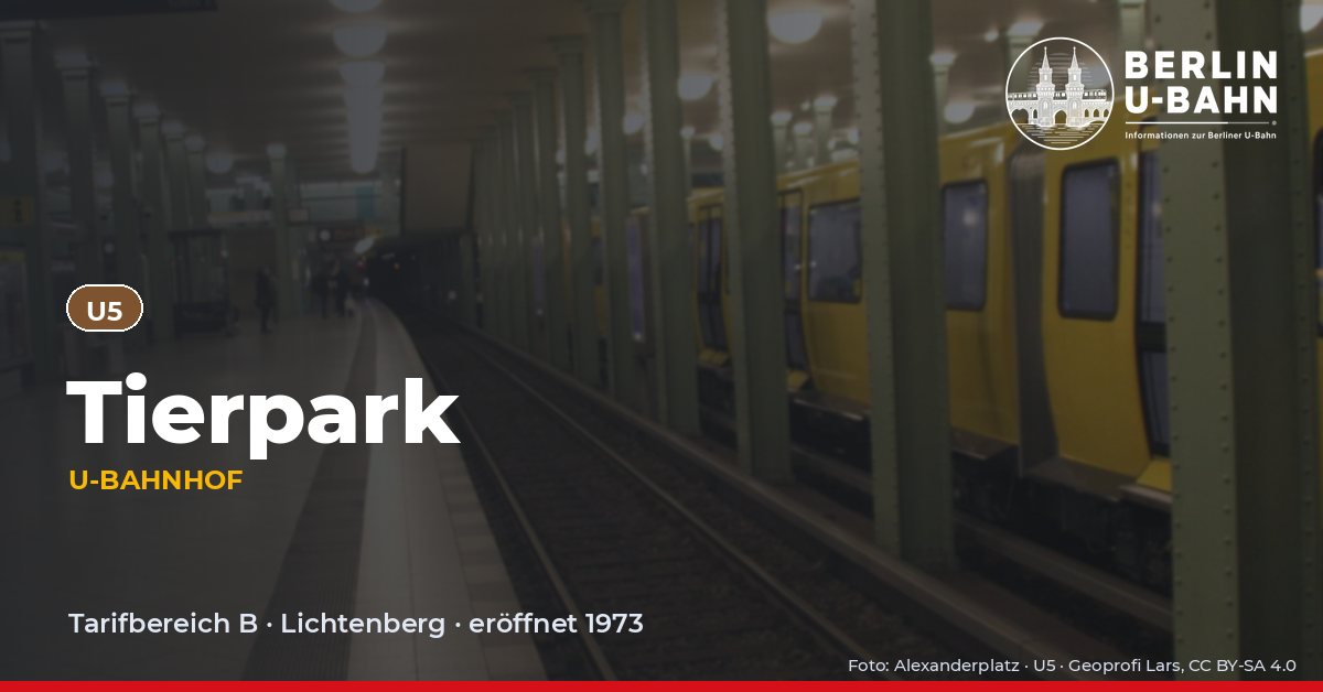 U-Bahnhof Tierpark