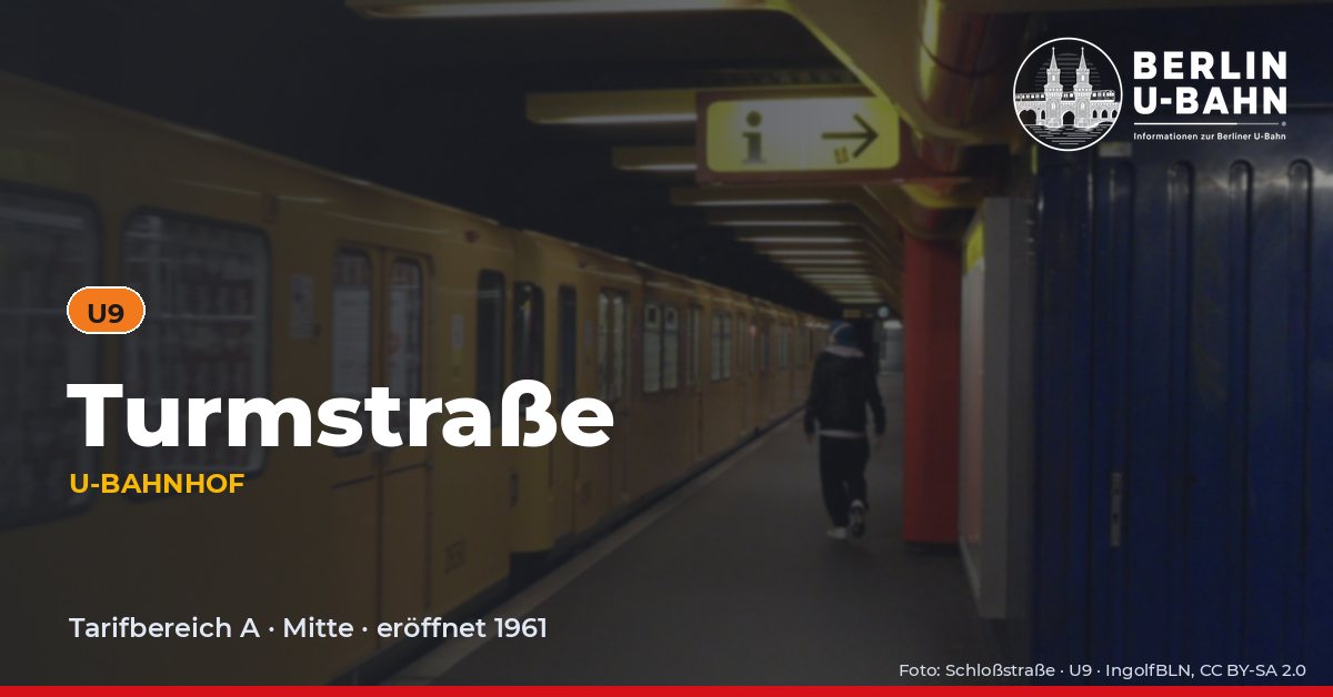 U-Bahnhof Turmstraße