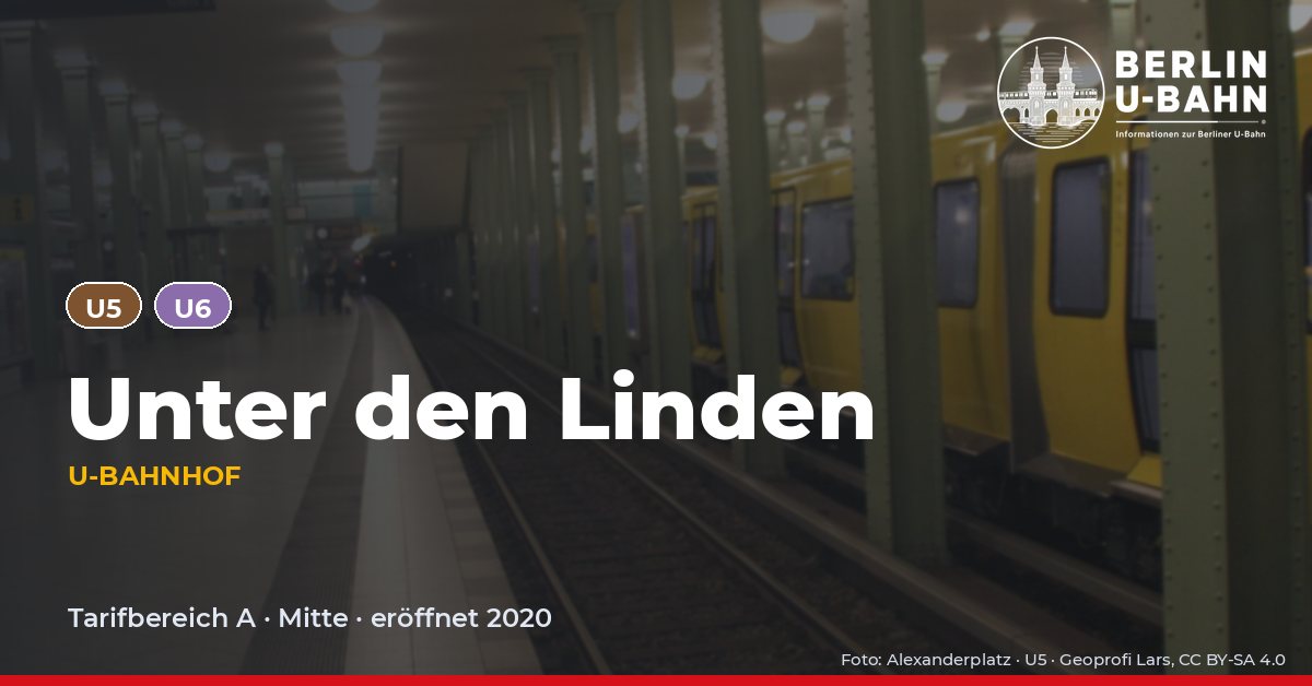 U-Bahnhof Unter den Linden