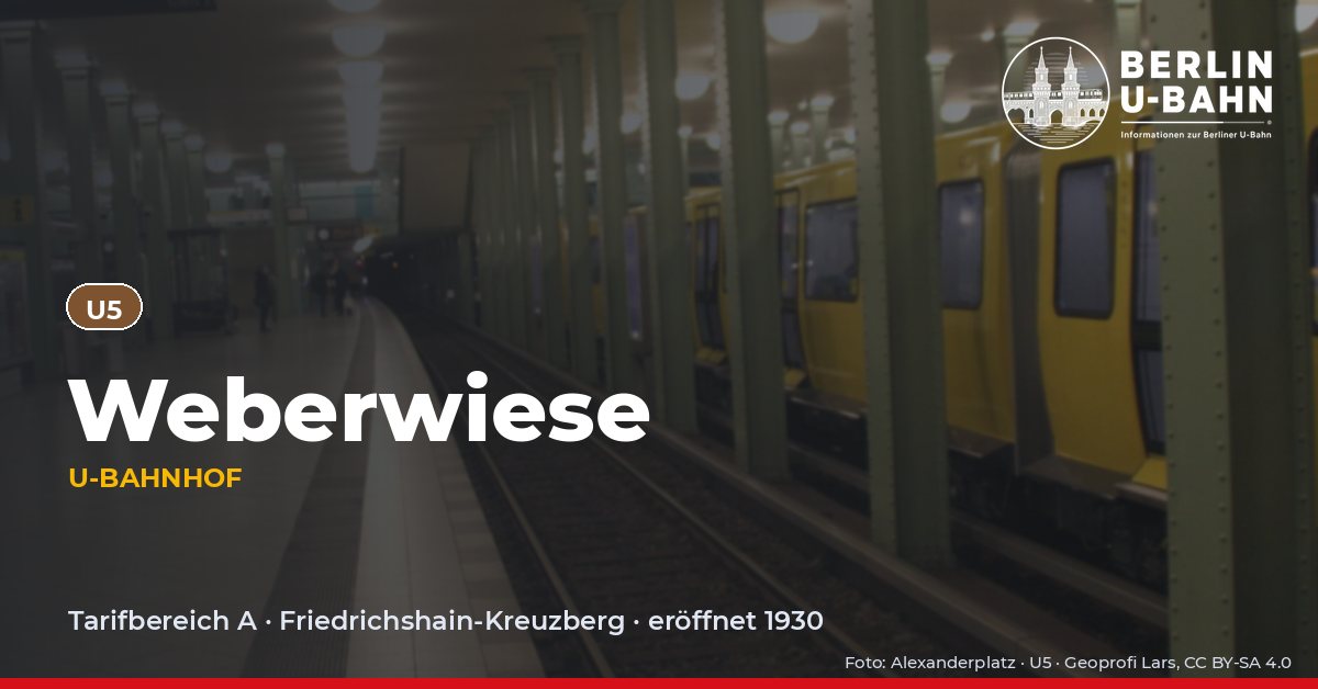 U-Bahnhof Weberwiese