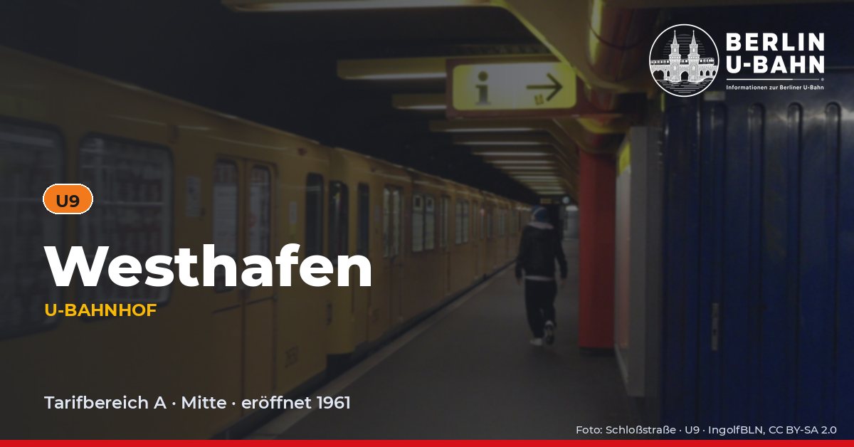 U-Bahnhof Westhafen