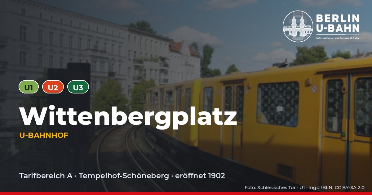 U-Bahnhof Wittenbergplatz